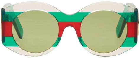 gucci red frame sunglasses|gucci sunglasses red green stripe.